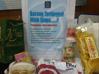 barang hilang matahari