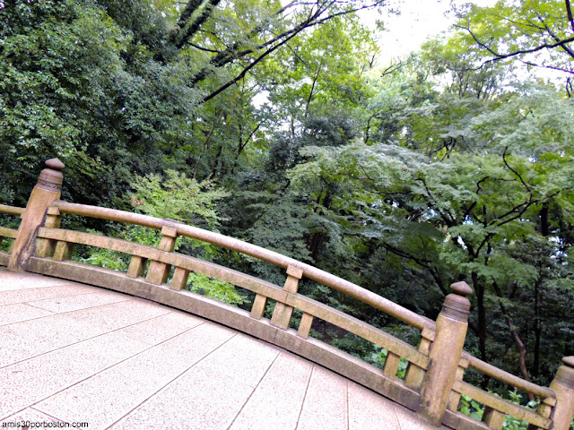 Puente de Piedra en el Camino del Santuario Meiji