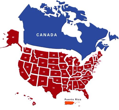 U.S. blank political map (for practice) · U.S. states: Online Flash game