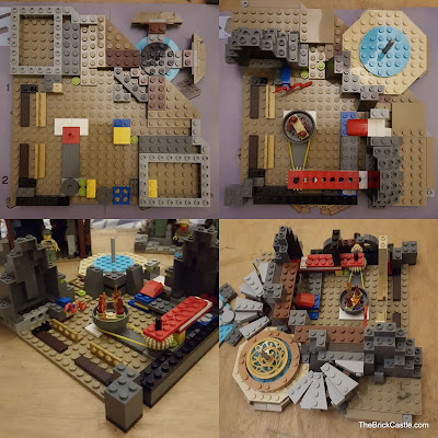 LEGO Ninjago Temple Of Airjitzu set 70751 base level build