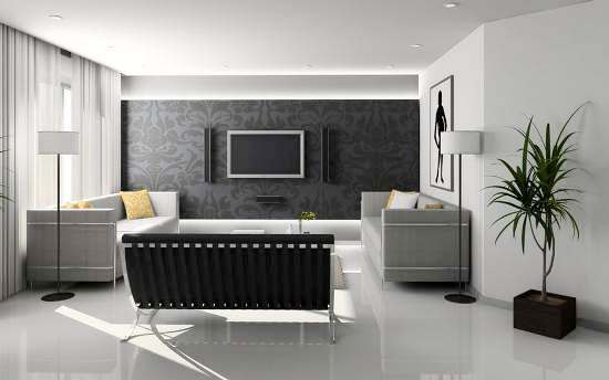 ruang keluarga desain rumah minimalis modern