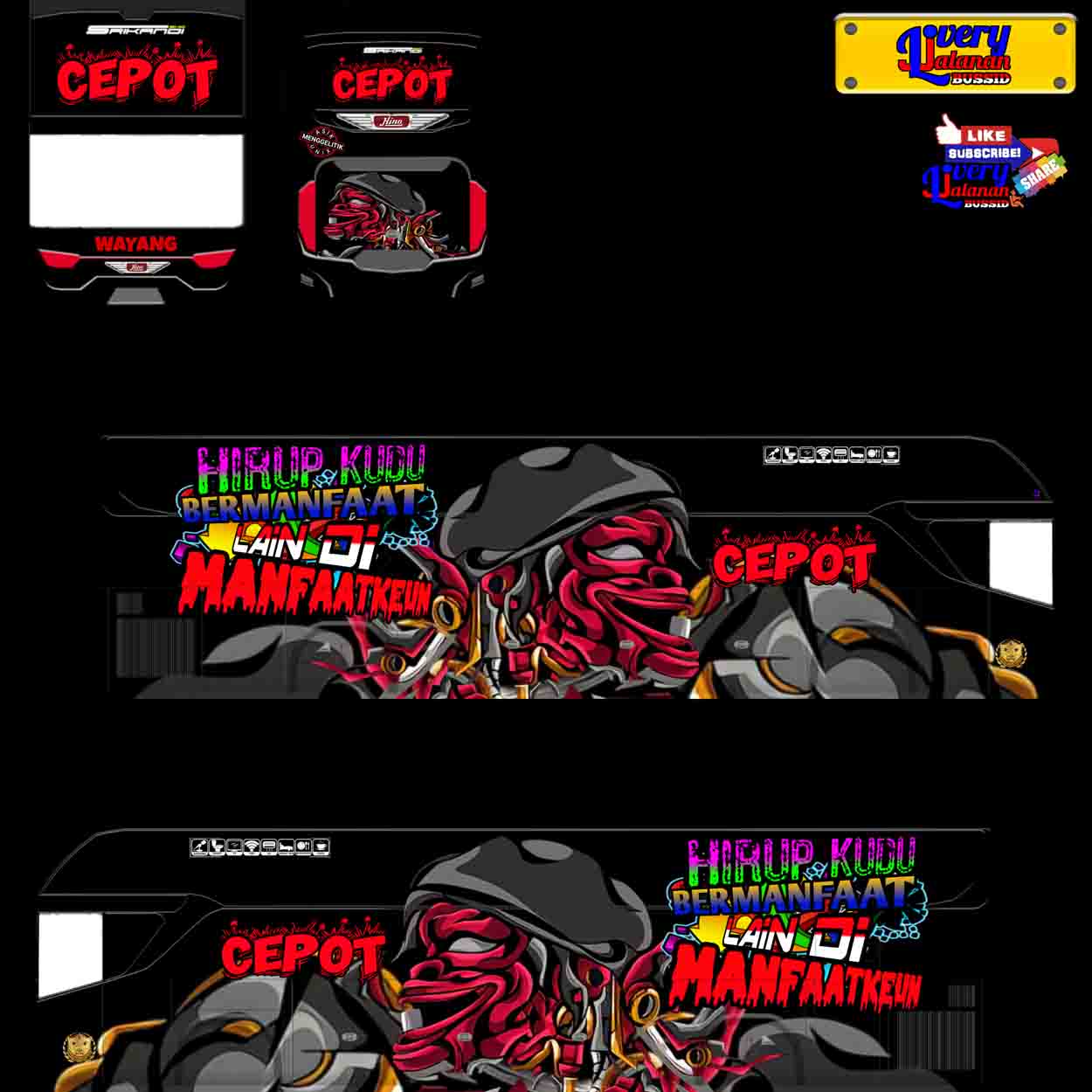 livery bussid wayang hd