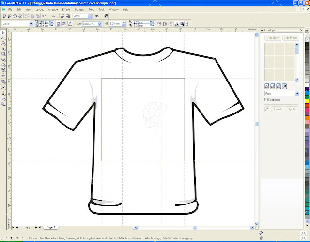  Tutorial Cara Mudah Mendesain T-shirt dari Corel DRAW