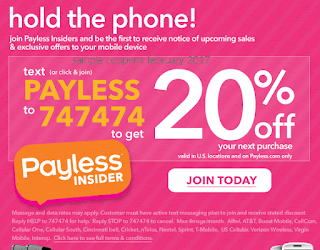 free Payless Shoes coupons for february 2017