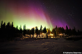 Shooting Star or Satellite Northern Lights