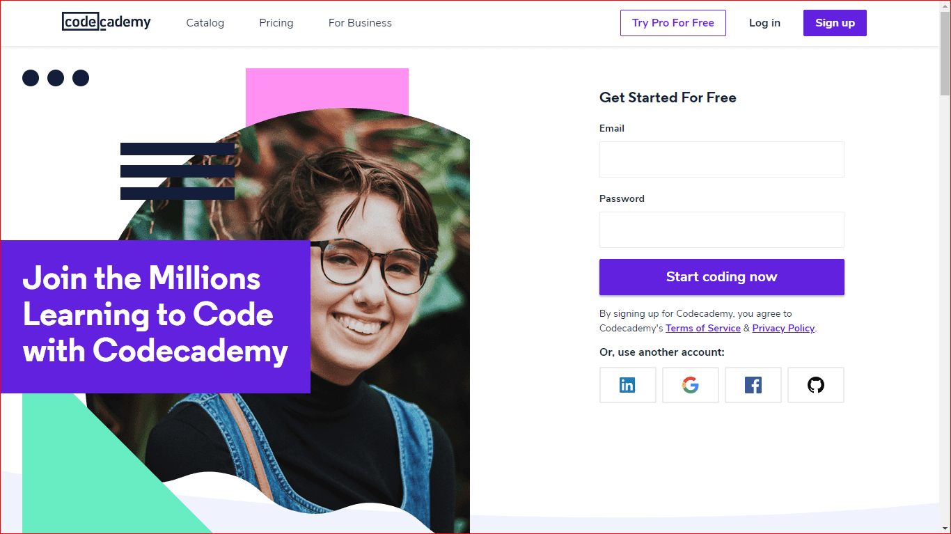 codeacademy best website for learning