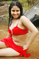 Amrutha, valli, ever, hot, milky, asset, show, red, bikini