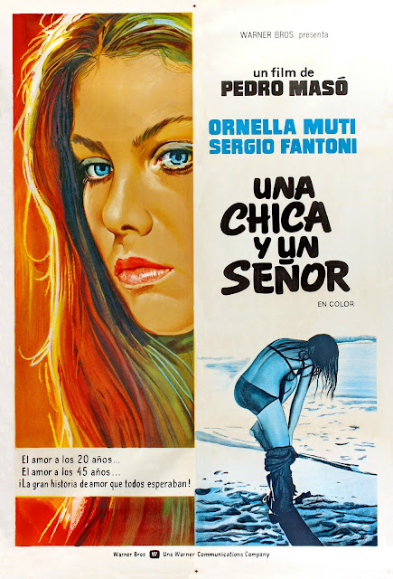 UNA CHICA Y UN SEÑOR. Argentina. Cartel: 75 x 110 cms. UNA CHICA Y UN SEÑOR. 1974. España. Dirección: Pedro Masó. Reparto: Ornella Muti, Sergio Fantoni, Eduardo Fajardo, Emilio Gutiérrez Caba, Helga Liné, Pastor Serrador, Didi Sherman, Luis Varela, Queta Claver, Antonio Mayans, Manuel Alexandre, Tony Landa.