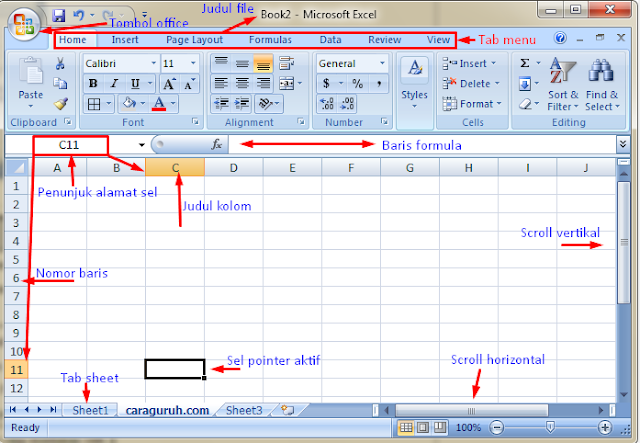 Tutorial Belajar Excel untuk pemula