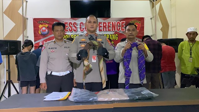 Sempat Viral '28 Anak Diduga Hendak Tawuran Diamankan Polsek Pasar Kemis Polresta Tangerang