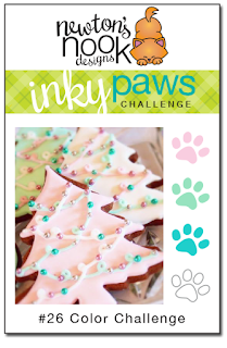 #inkypaws Challenge 26 - Color Challenge | Newton's Nook Designs