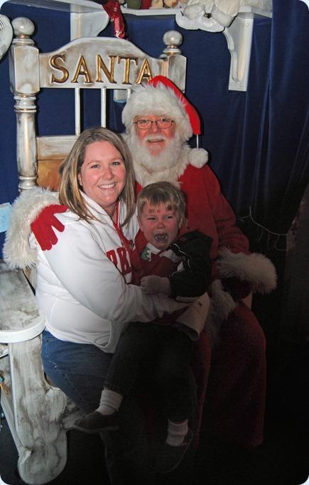 Christopher and Santa 2011