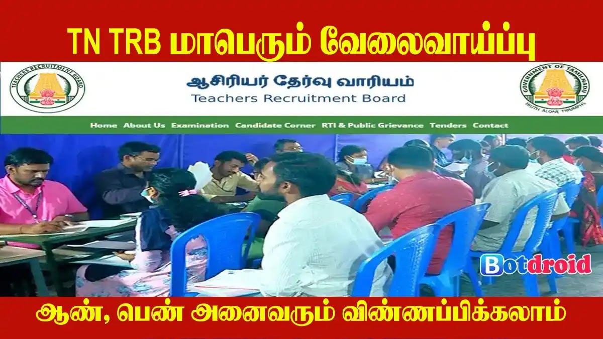 TN TRB Recruitment 2024, Apply Online for TRB Secondary Grade Teacher Vacancies in Tamilnadu