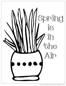 free spring plant coloring pages with Bible verses