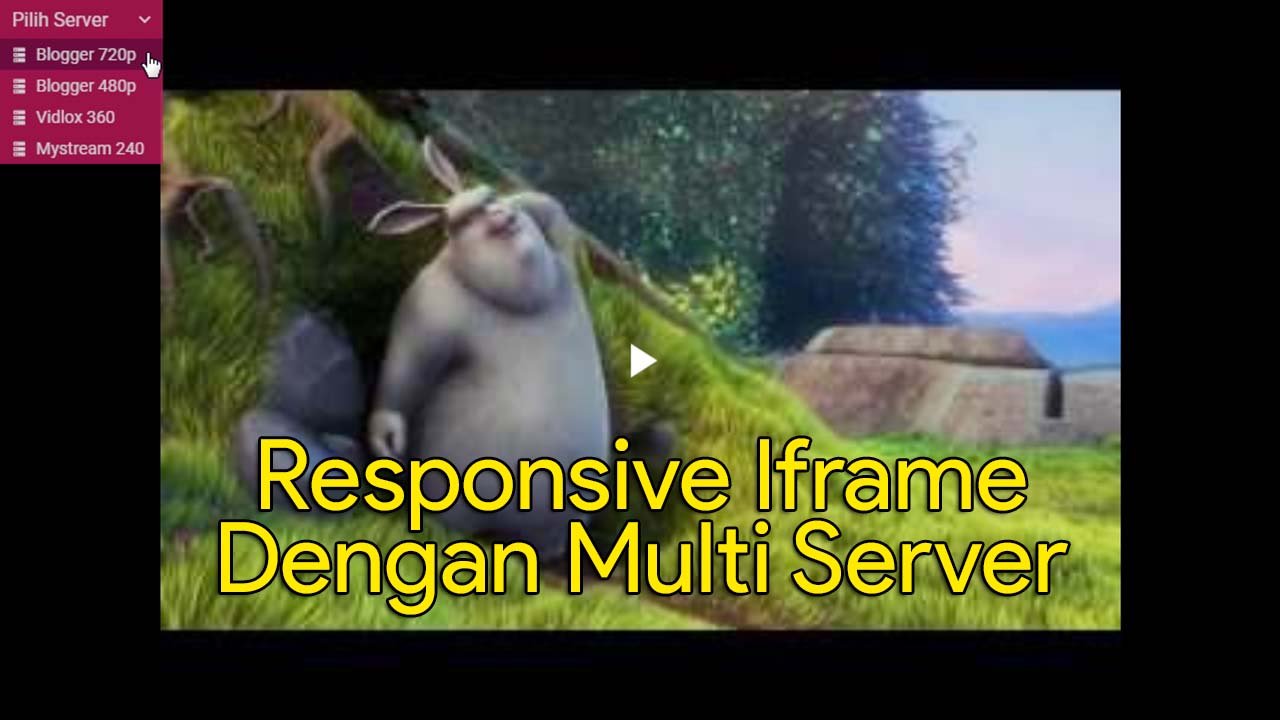 Responsive Iframe Dengan Multi Server