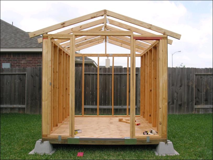 Shed Plans How To: How To Build A Shed On Skids