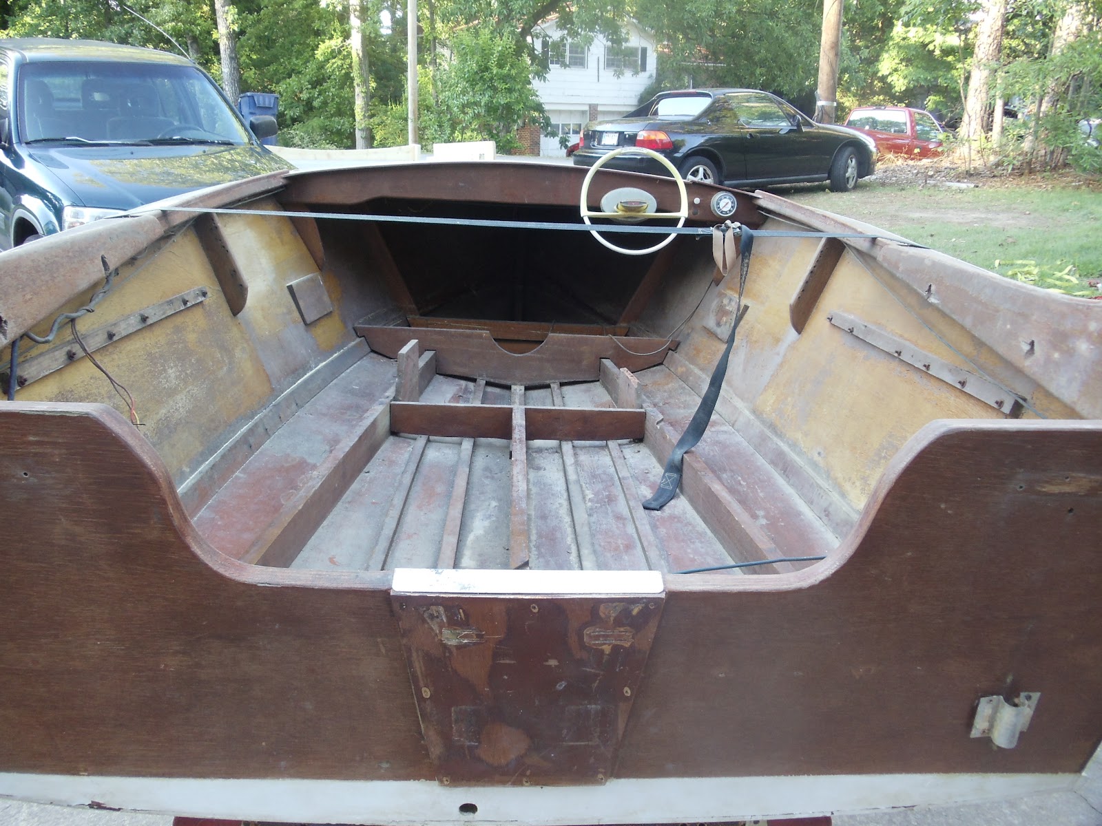 first wooden boat restoration