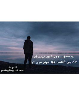 Ye mujhy chain q nai ata sad poetry by John Ahlia