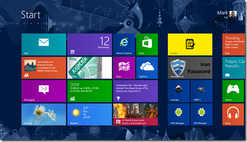 Windows 8's Home