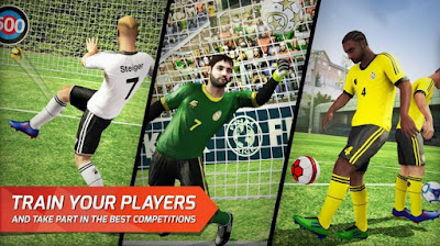  akan membagikan game sepak bola yang sangat laku dimainkan oleh player diseluruh dunia Final Kick Online Football v7.1.3 for Android (MOD Unlocked) 