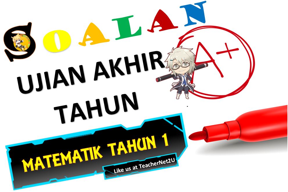 SOALAN AKHIR TAHUN 2017 MATEMATIK TAHUN 1 - TeacherNet2U