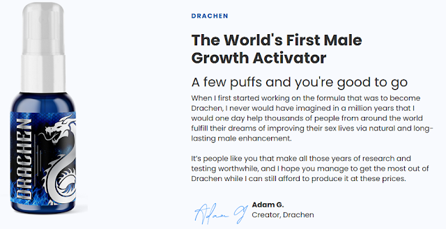 Drachen - [Male Enhancement And Male Growth Activator] Customer Reviews And Testimonials!