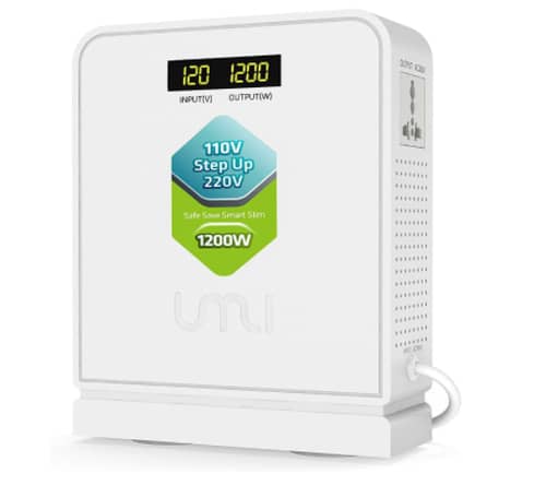 UMI LX-1200 Step UP 110 to 220 Voltage Converter