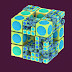 3D Digital Cube Block Wallpaper