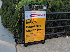 MBTA Update: Franklin Line notice - shuttle bus through October 20