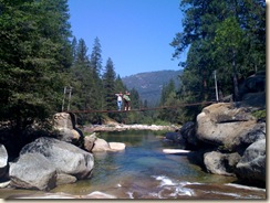 swinging bridge