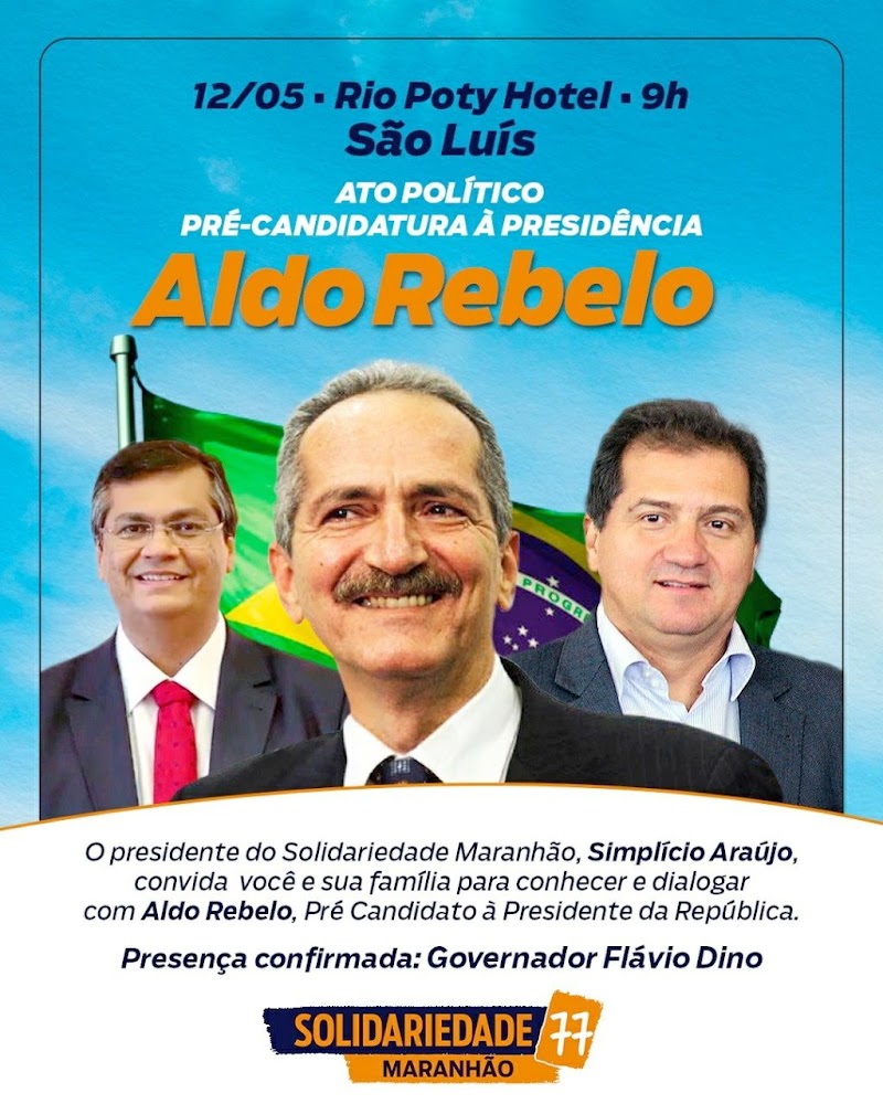 Pré-candidato à Presidência Aldo Rebelo vai cumprir agenda no Maranhão