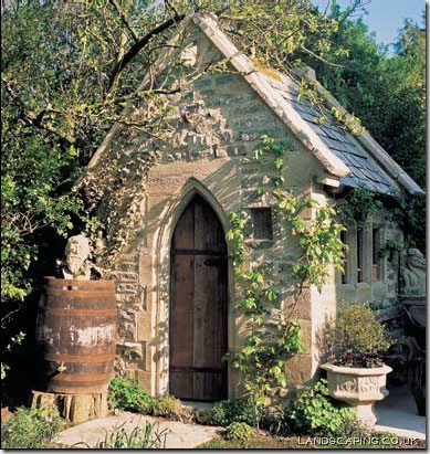 potting shed stone rustic landscpaing co uk