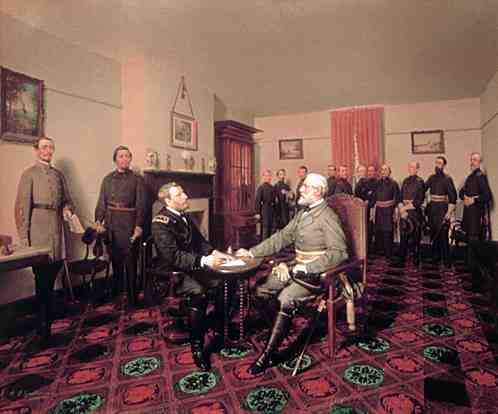 when did robert e lee surrender. virginia was Lees final engagement confederate generalsurrender at appomattoxweegy robert rode Robert+e+lee+surrender+at+appomattox+court+house