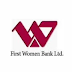 First Women Bank Ltd FWBL Jobs OCT 2021