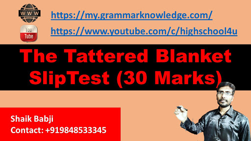 The Tattered Blanket SlipTest