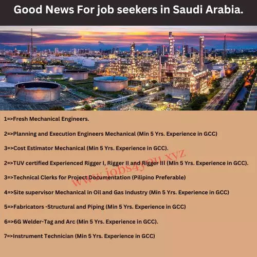 Good News For job seekers in Saudi Arabia.