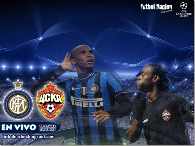 Inter vs cska en vivo uefa champions league 2010