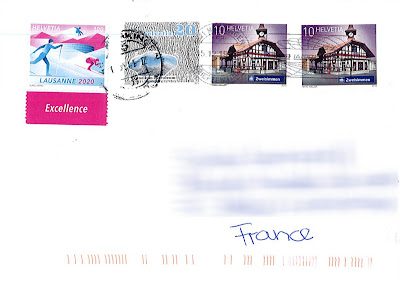 couverture postale Suisse