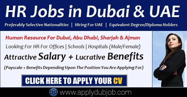 HR Jobs in Dubai For Male & Female Latest Openings