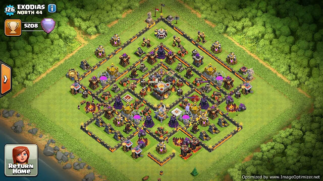 Kumpulan Formasi Base Clash of Clans Terbaik Town Hall 11