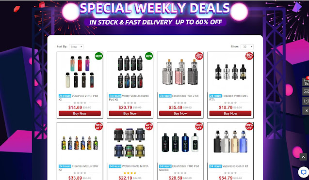 Don't Miss Out on Great Weekly Vaping Deals!