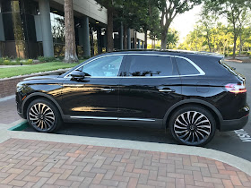 Side view of 2019 Lincoln Nautilus Black Label