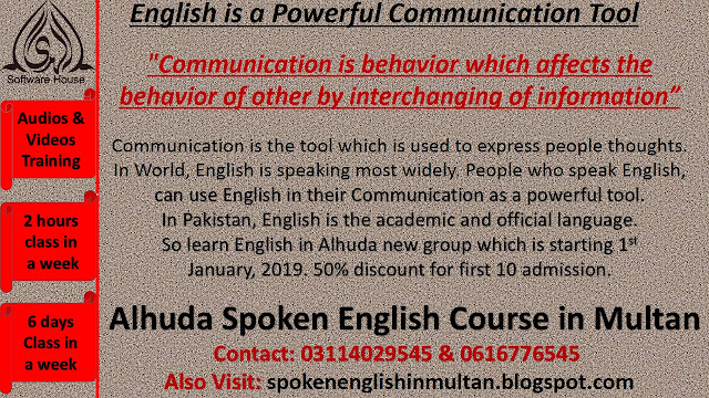Spoken English Course in Multan