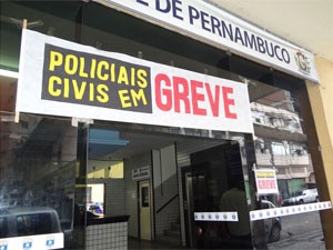 Greve da Polícia Civil de PE completa uma semana sem negociação