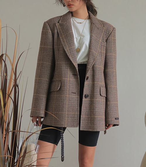 Peaked Lapel Belted Jacket