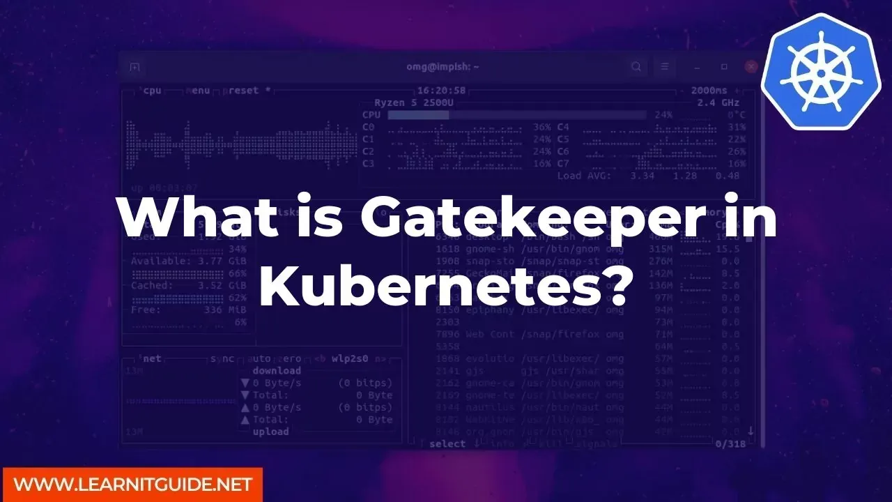 What is Gatekeeper in Kubernetes