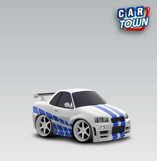 nissan skyline car town graphics. Autos 2Fast 2Furious Car Town