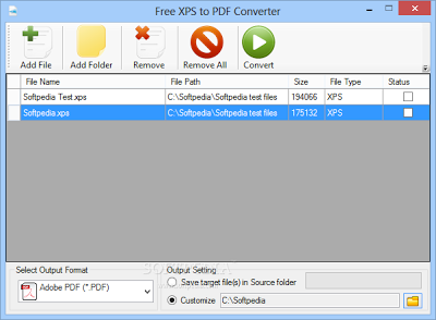 Convert XML Paper Specification Document | Free XPS to PDF Converter
