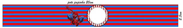 Etiquetas de Spiderman para imprimir gratis.