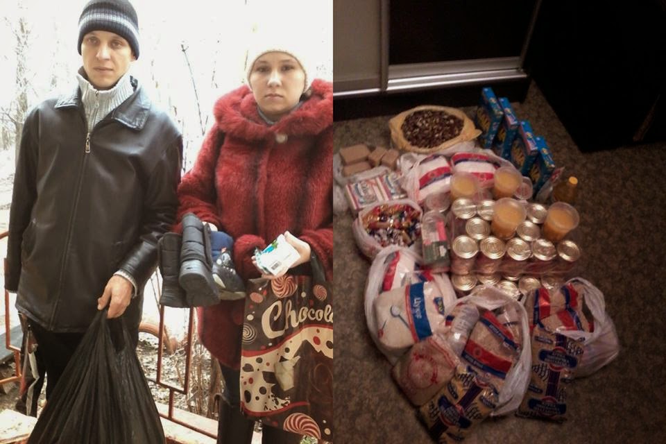 Сбор гуманитарной помощи для жителей Донбасса (отчет 16.12.2014)